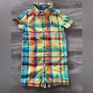 Ralph Lauren Colourful Plaid Kids Jumper